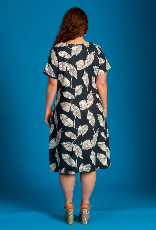 New style Breezy Dress 'Blue Palm'.